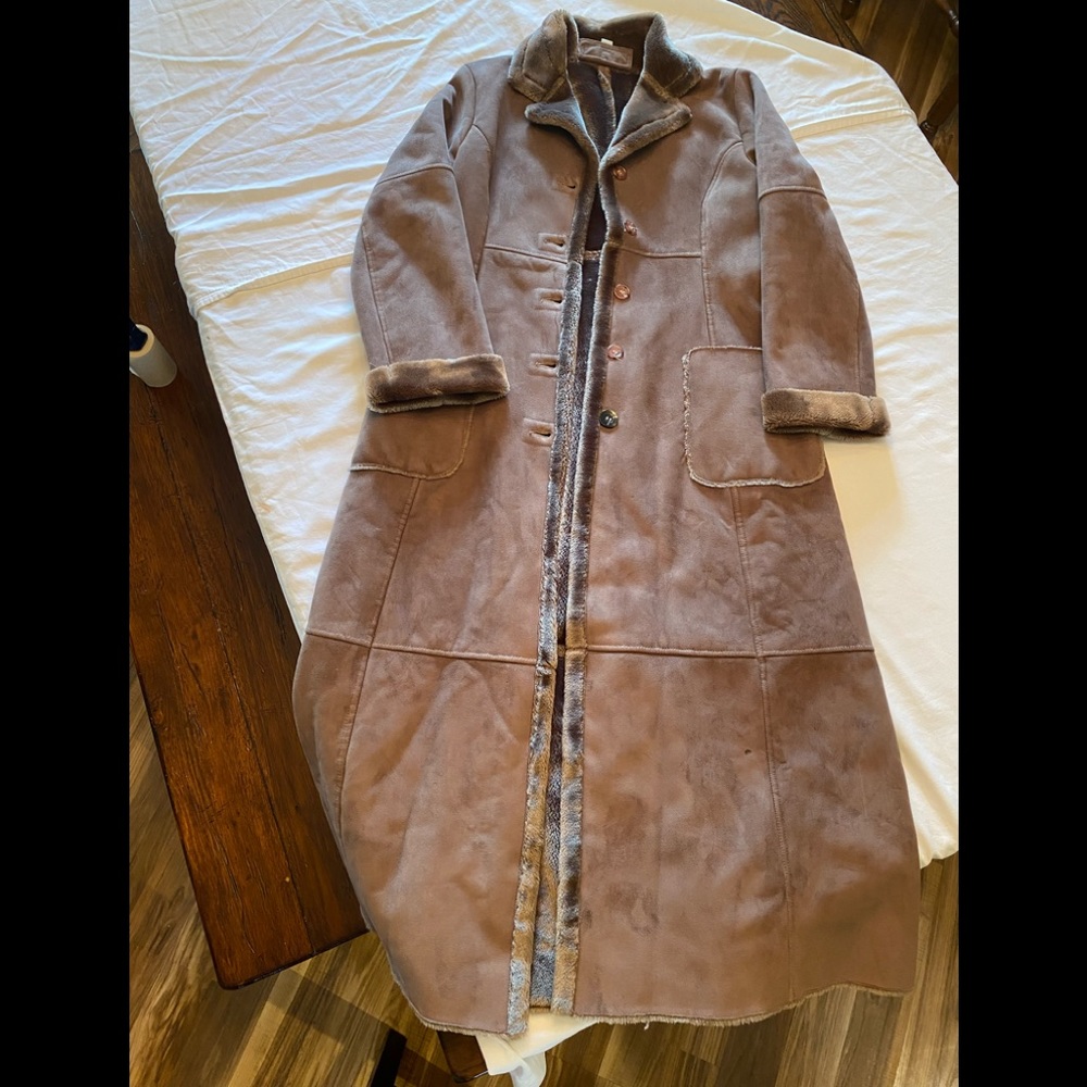 Warm heavy long coat